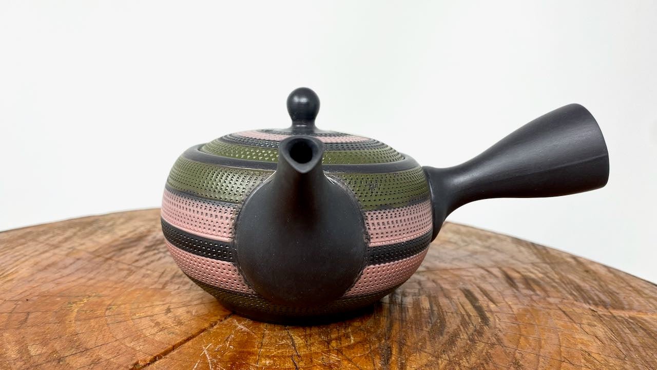 TOKONAME KYUSU | STRIPES, 270ml - O-FIVE RARE TEA BAR