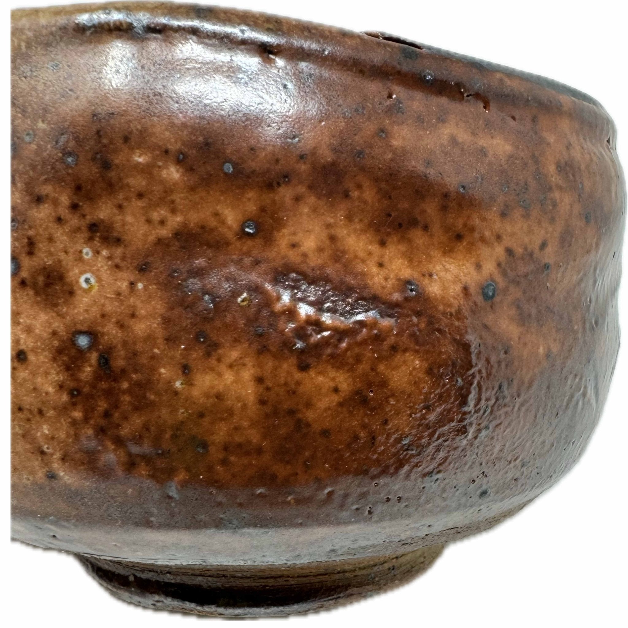 WOOD-FIRED CHAWAN BY ROBERT STICKNEY #R-347 - O-FIVE RARE TEA BAR
