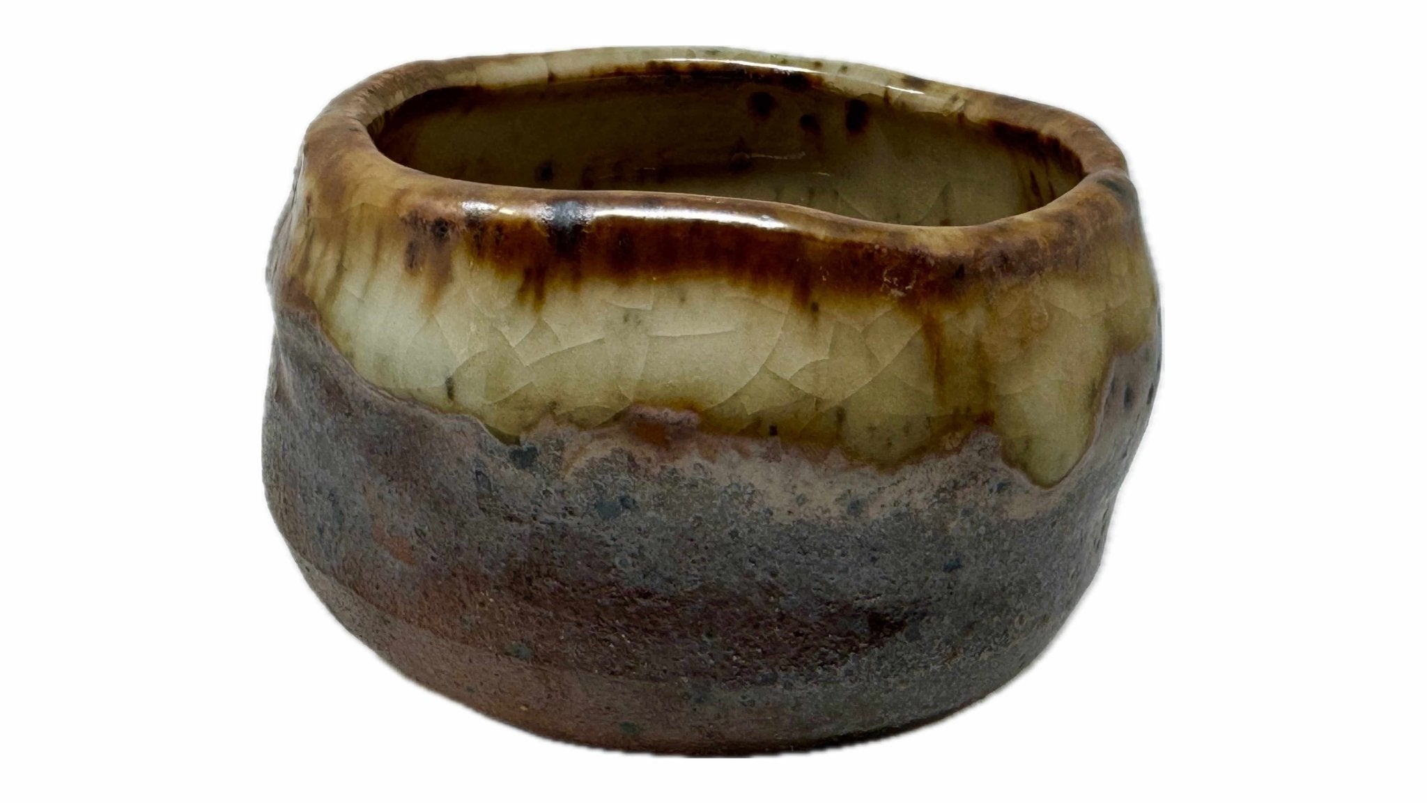 WOOD-FIRED CHAWAN BY ROBERT STICKNEY #R-348 - O-FIVE RARE TEA BAR